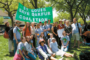 Locals join national Darfur rally 