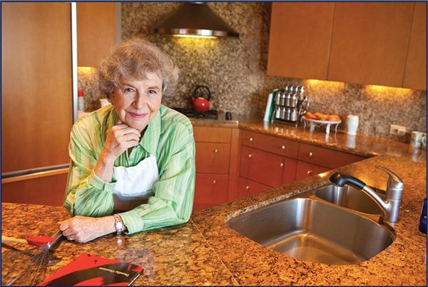 Dorothy Firestone in her home kitchen. Photo: Lisa Mandel