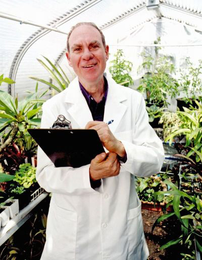 Activist Ed Rosenthal, shown in an undated photo in a marijuana greenhouse, says Jews have a special affinity to marijuana. (Photo courtesy of Ed Rosenthal)