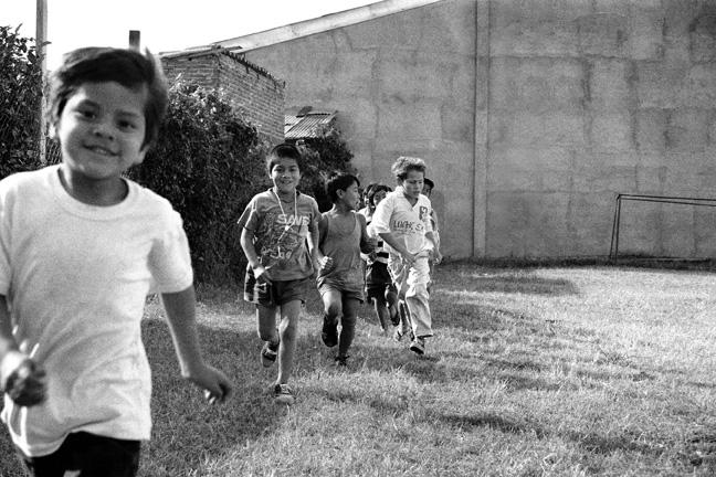 This image of children in Bolivia is included in an exhibit at the Holocaust Museum of Eric Greitens photographs from his travels doing humanitarian work. 