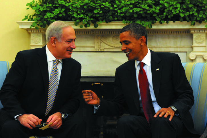 President Barack Obama and Israeli Prime Minister Benjamin Netanyahu are scheduled to meet May 20 at the White House. They are pictured here in the Oval Office in July, 2010. Photo: Amos BenGershom/GPO Flash90/JTA