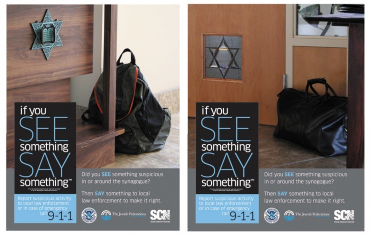 A+poster+campaign+sponsored+in+part+by+the+Jewish+communitys%0ASecurity+Community+Network+urges+Jews+to+keep+an+eye+out+for%0Asuspicious+objects.%0A