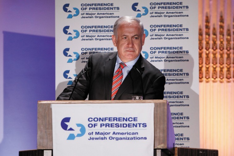 Israeli Prime Minister Benjamin Netanyahu in New York City in
2010. Photo: Michael Priest
