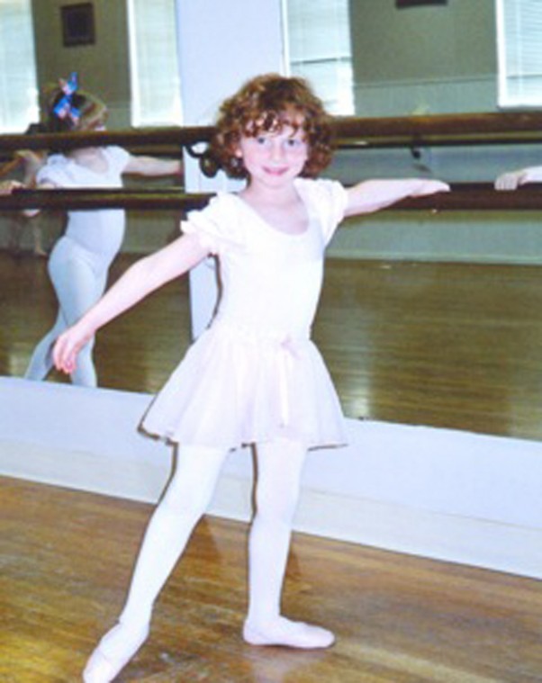 An image of Danielle Serotas early days as a dancer.
