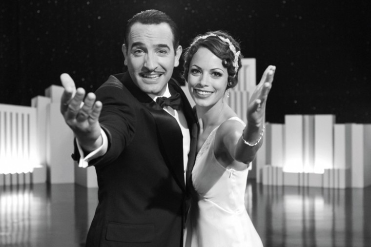 The Artist staring Jean Dujardin, left, as George Valentin and
Bérénice Bejo as Pepper Miller.
