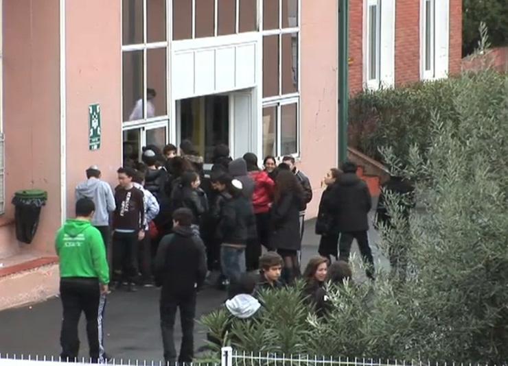 Ozar Hatorah, a Jewish school in Toulouse, France, was the site of a shooting Monday that killed four people. Photo: Ozar Hatorah/Distributed by JTA
