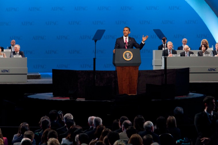 President Barack Obama addresses the AIPAC Policy Conference in Washington, D.C. on Mar. 4, 2012.
