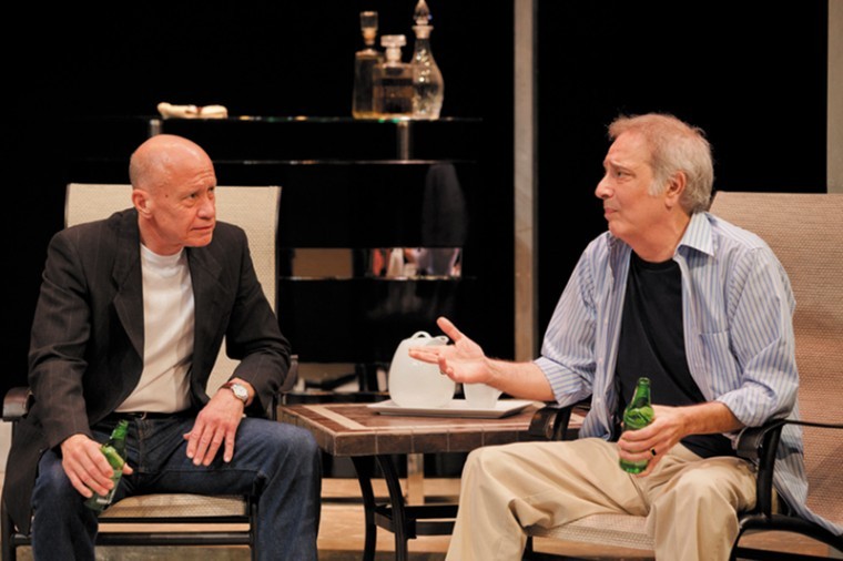 Peter Mayer and Bobby Miller star in the New Jewish Theatre’s production of ‘The Value of Names,’ which runs through April 1.
