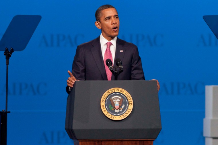 President Barack Obama addresses the AIPAC Policy Conference in Washington, D.C. on Mar. 4, 2012.
