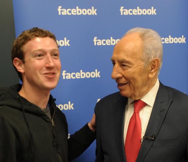 Israeli+President+Shimon+Peres+meeting+with+Facebook+founder+Mark+Zuckerberg+at+Facebook+headquarters+in+Palo+Alto%2C+Calif.%2C+as+Peres+launches+his+official+page+on+the+social+networking+site%2C+March+6%2C+2012.%0A