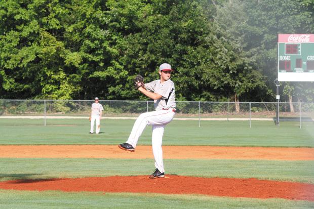 Gearing up for a pitch, Ben Sheinbein throws his all into a baseball match at the 30th annual Macabbi Games. The games took place in Memphis, Aug. 3-10. (Photo courtesy Ben Sheinbein)
