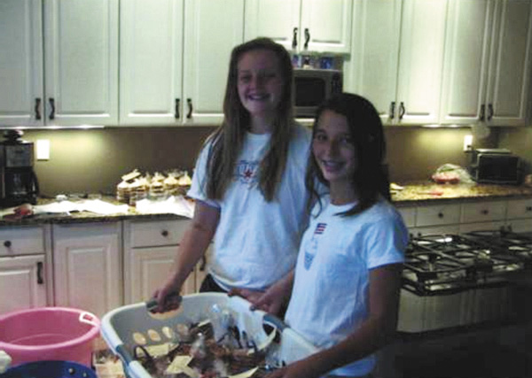 Megan+and+Paige+baked+and+sold+chocolate+chip+and+oatmeal+raisin+cookies+for+their+bat+mitzvah+project.%0A