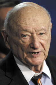 Then-Mayor of New York City Ed  Koch
