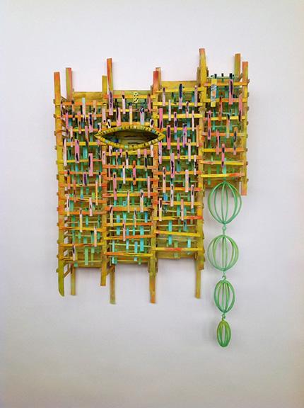 Wowie Zowie, 2013, by Jay Musler; assembled glass, oil paint
