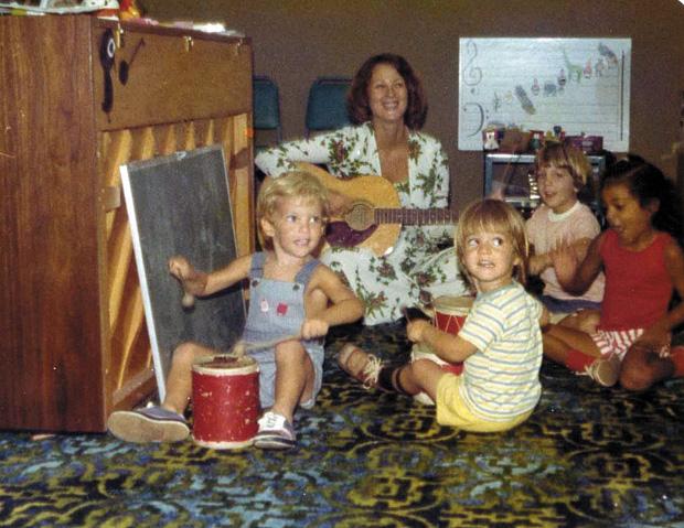 Beverly Milder with a 1978 music class in her basement. Now in its its 35th year, Milder Musical Arts has 10 full-time teachers and 550 students weekly. As part of its anniversary year, Milder is seeking to reconnect with former students.
