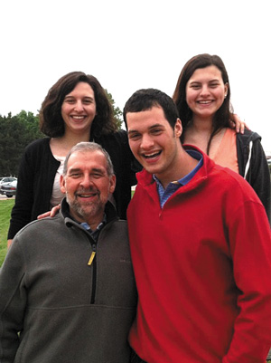 Rabbi Bennett and his family
