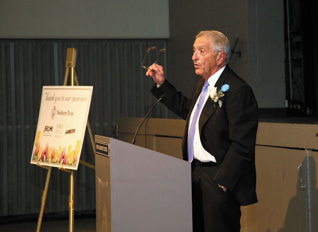 Bill Kahn in 2006 at Garden Pathway Dedication