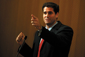 Ron Dermer, Israel’s next ambassador to the U.S., speaks at a 2009 convention for Jewish bloggers in Jerusalem. 