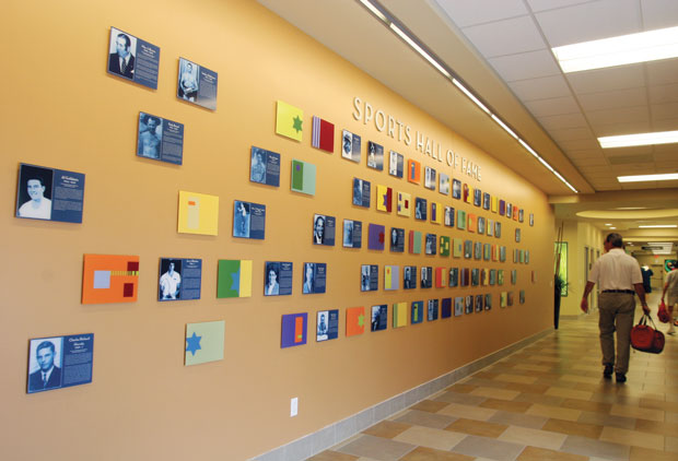 The St. Louis Jewish Sports Hall of Fame in the Jewish Community Center Staenberg Family Complex. File photo 