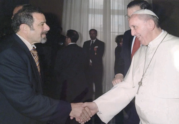 St. Louisan Mont Levy was among members of a high-level American Jewish Committee delegation that met privately with Pope Francis at the Vatican. 