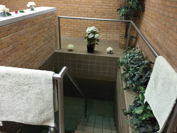 Sylvia Green Memorial Mikvah, located on the I.E. Millstone Jewish Community Campus