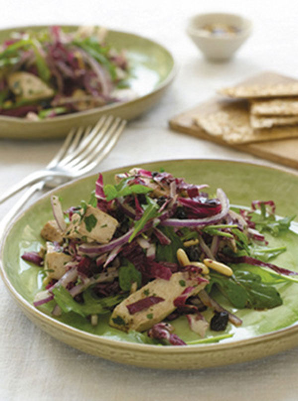 Chicken Salad with Radicchio and Pine Nuts