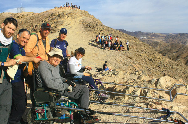 The+Israeli+startup+Paratrek+created+an+augmented+wheelchair+that+allows+people+with+paraplegia+to+go+on+hikes.+Photo+courtesy+of+Paratrek