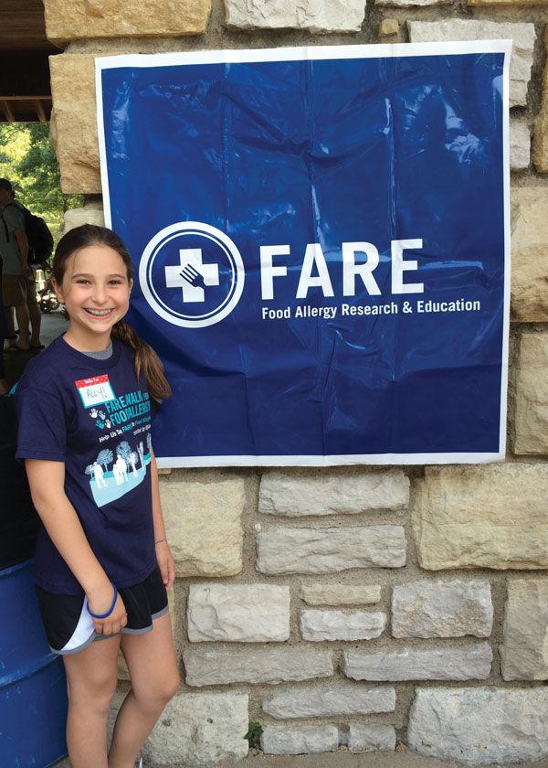 Ally Kalishman dedicated her mitzvah project to Food Allergy Research &amp; Education (FARE). She served as a planning committee member for the group’s fundraising walk, as well as leading the marketing effort for the event and serving as its emcee. 