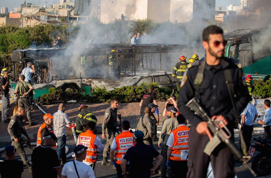 Bus bombing rocks Jerusalem, at least 21 injured