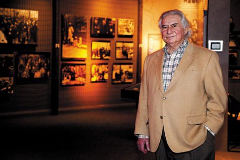 Bernard ‘Ben’ Fainer is shown at the Holocaust Museum and Learning Center in a 2013 Jewish Light file photo.  