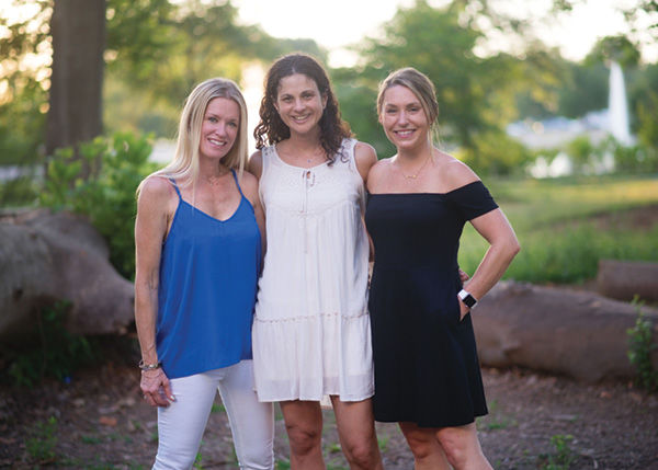 Local Jewish moms Lisa Litvag, Stephanie Saur and Angela Sandler founded kidzxplor. Photo: Rachel Closson