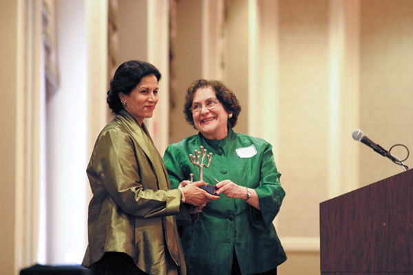 Dr. Ghazala Hayat receives Norman A. Stack community relations award