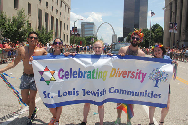 A variety of St. Louis Jewish congregations and organizations took part in the St. Louis PrideFest parade. Photos: Philip Deitch