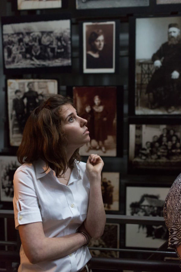 Interns at the U.S. Holocaust Memorial Museum tour the Permanent Exhibition on June 2, 2015.  (Photo courtesy of Holocaust Memorial Museum)