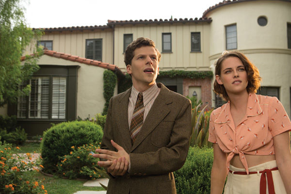 Bobby (Jesse Eisenberg) and Vonnie (Kristen Stewart) in “Café Society” 2016 Gravier Productions, Inc., Photography Sabrina Lantos