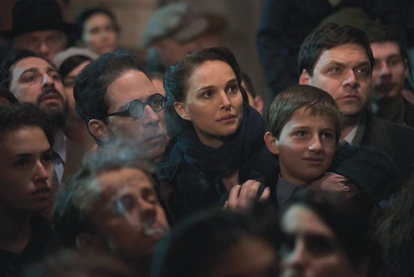 Gilad Kahana, Natalie Portman and Amir Tessler star in ‘A Tale of Love and Darkness.’ Photo credit: Ran Mendelson, courtesy of Focus World.