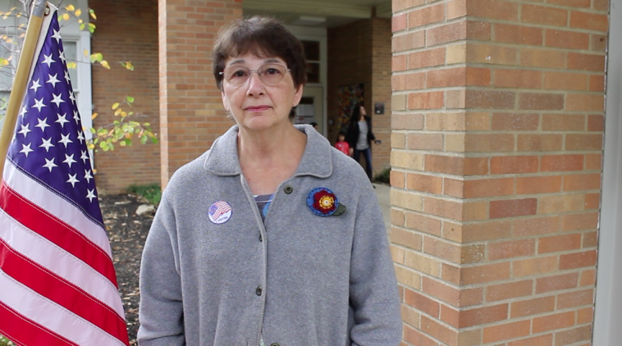 Carol+Kaplan-Lyss+voted+at+Old+Bonhomme+Elementary+School.