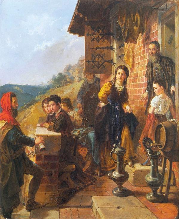 ‘Casimir visits Esterka,’ an 1870 painting by Władysław Łuszczkiewicz. 