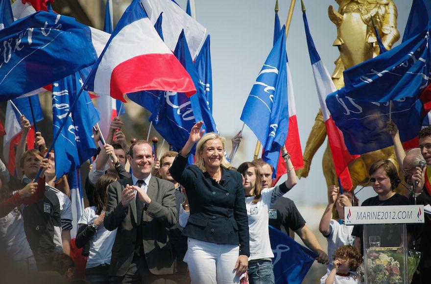 French+far-right+leader+Marine+Le+Pen+seen+at+Trump+Tower