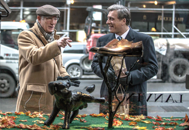 Richard Gere and Lior Ashkenazi star in ‘Norman: The Moderate Rise and Tragic Fall of a New York Fixer.’ Photo: Niko Tavernise, Sony Pictures Classics