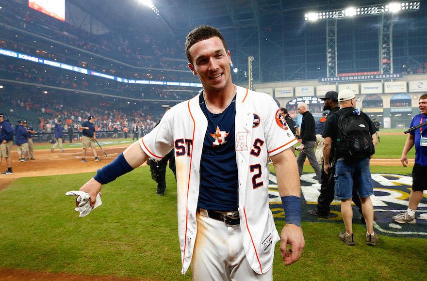 Alex+Bregman+is+the+first+Jewish+player+to+win+a+World+Series+game+with+a+walk-off+hit