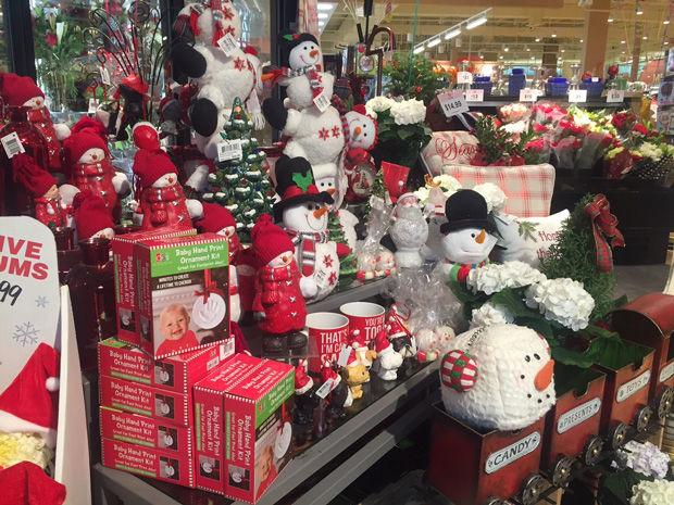 A holiday display at a local store.