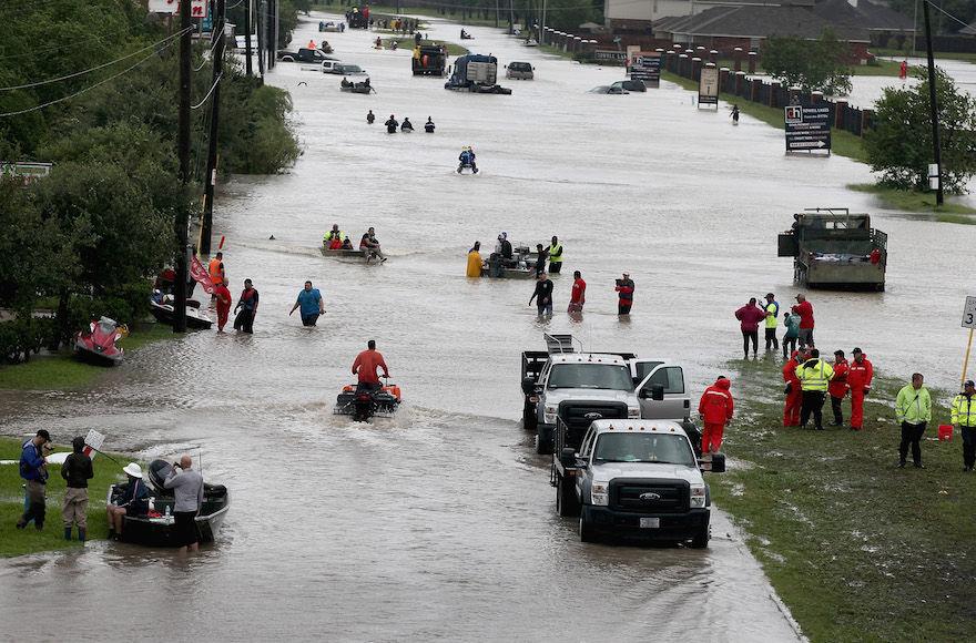 Houston still needs help five months after Hurricane Harvey. National Jewish groups team to assist.