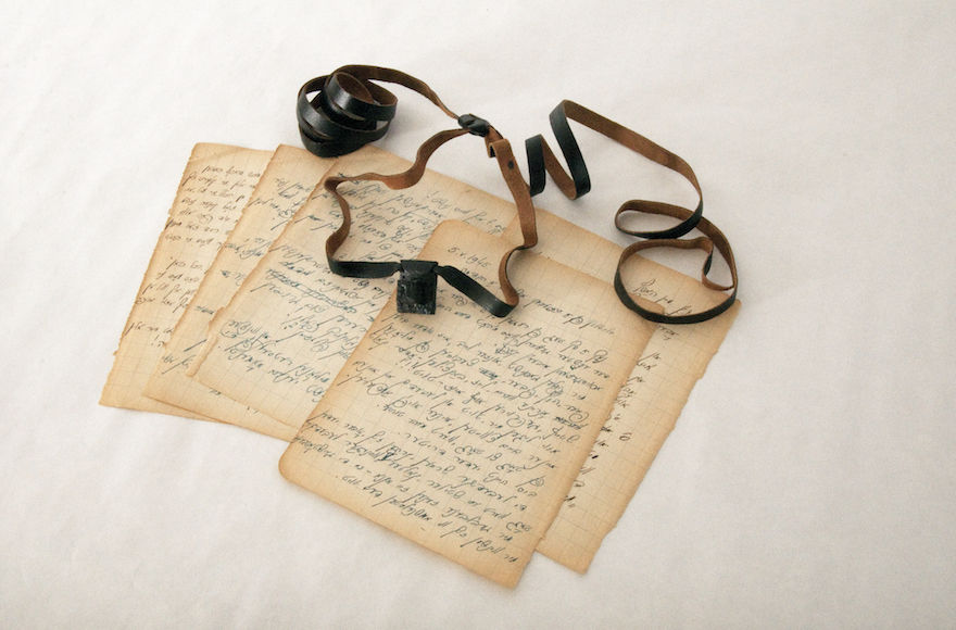 Tefillin and diary pages