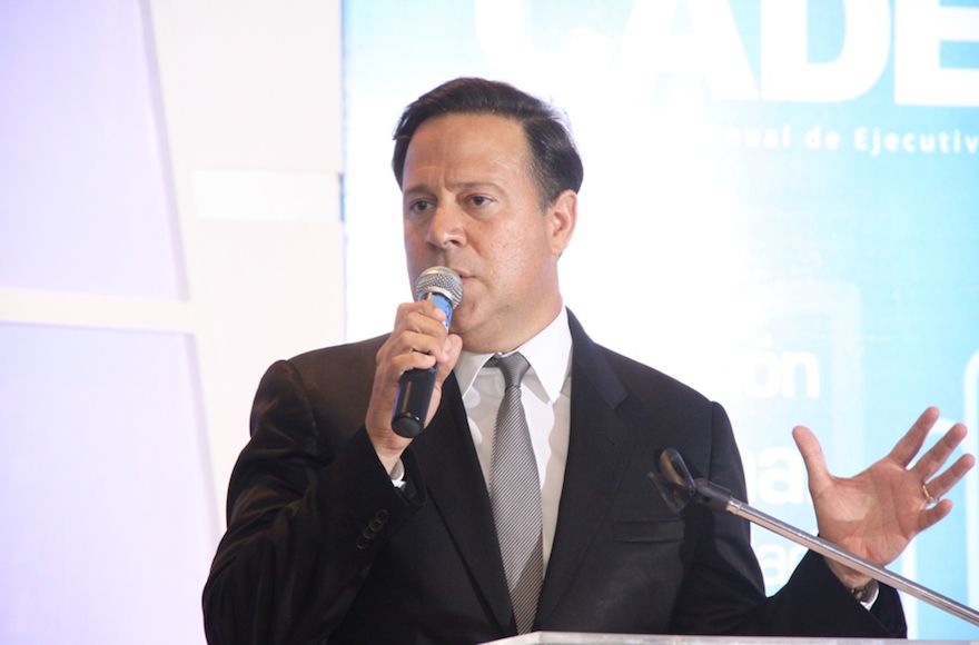 Panama’s President Juan Carlos Varela in 2013. (Ruperto Miller/Flickr)