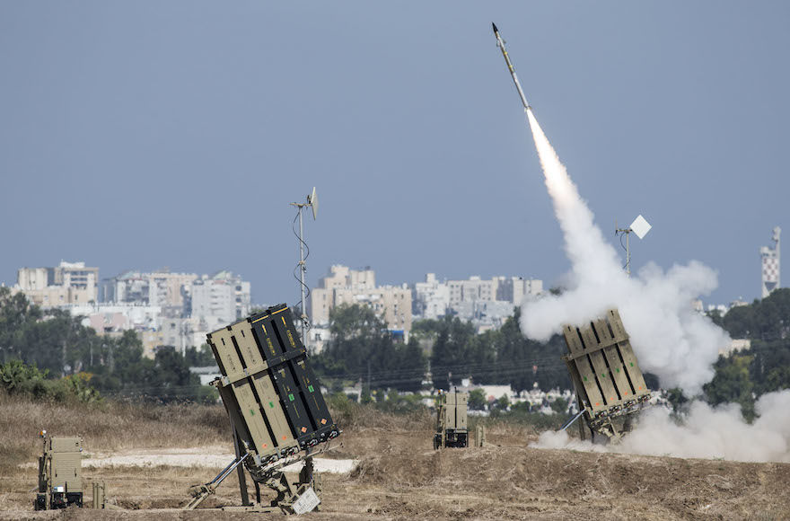 Mortar shell explodes in yard of kindergarten as at least 28 projectiles fired on southern Israel