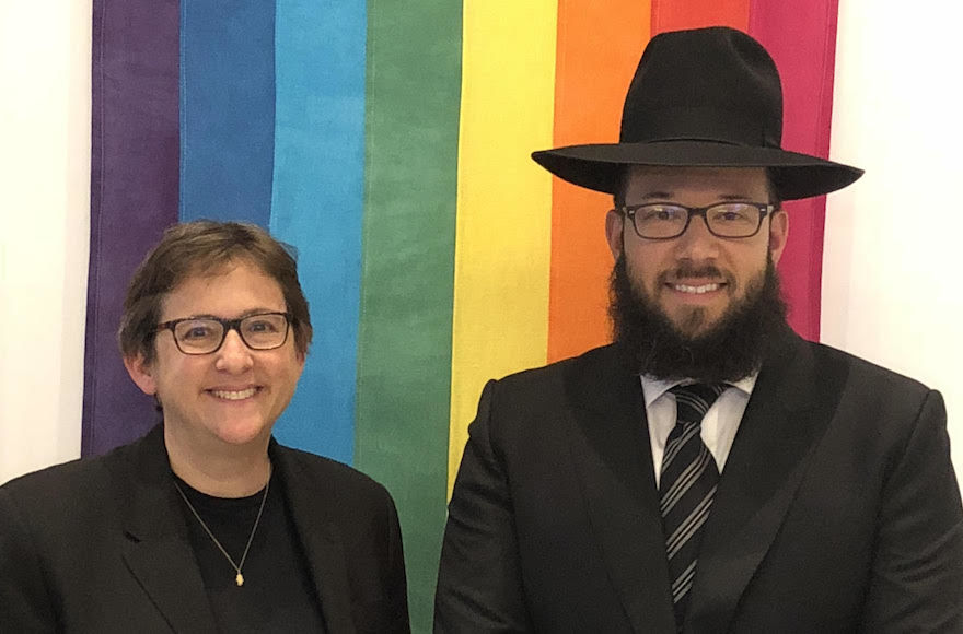 Rabbi+Mike+Moskowitz+just+took+a+job+at+Congregation+Beit+Simchat+Torah%2C+a+New+York+City+synagogue+serving+the+LGBT+community.+Next+to+him+is+the+synagogue%E2%80%99s+senior+rabbi%2C+Sharon+Kleinbaum.+%28Courtesy+of+CBST%29