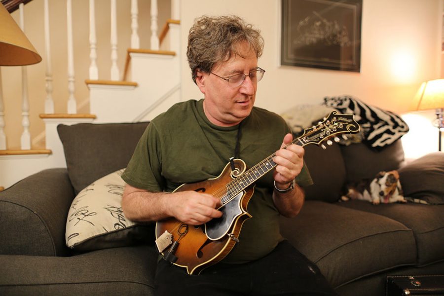 Mandolin player Joel Ferber has been performing bluegrass music for more than 30 years. Photo: Bill Motchan 