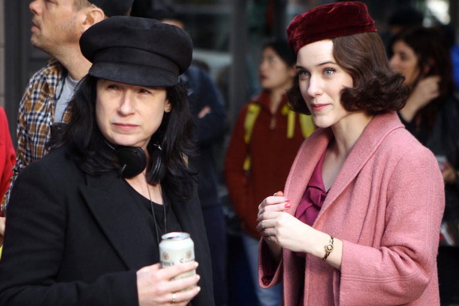 Amy Sherman Palladino (left) created Amazon’s series ‘The Marvelous Mrs. Maisel,’ which stars Rachel Brosnahan (right). Photo: Amazon Studios