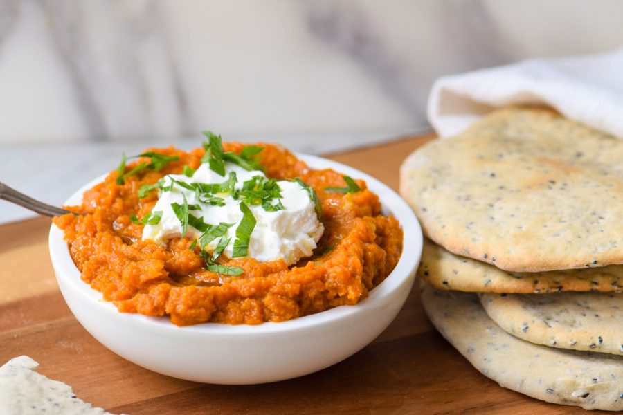 Chershi karaa is a tangy, spicy pumpkin spread created by Libyan Jews and now a favorite among Israelis. Photo: Emily Paster